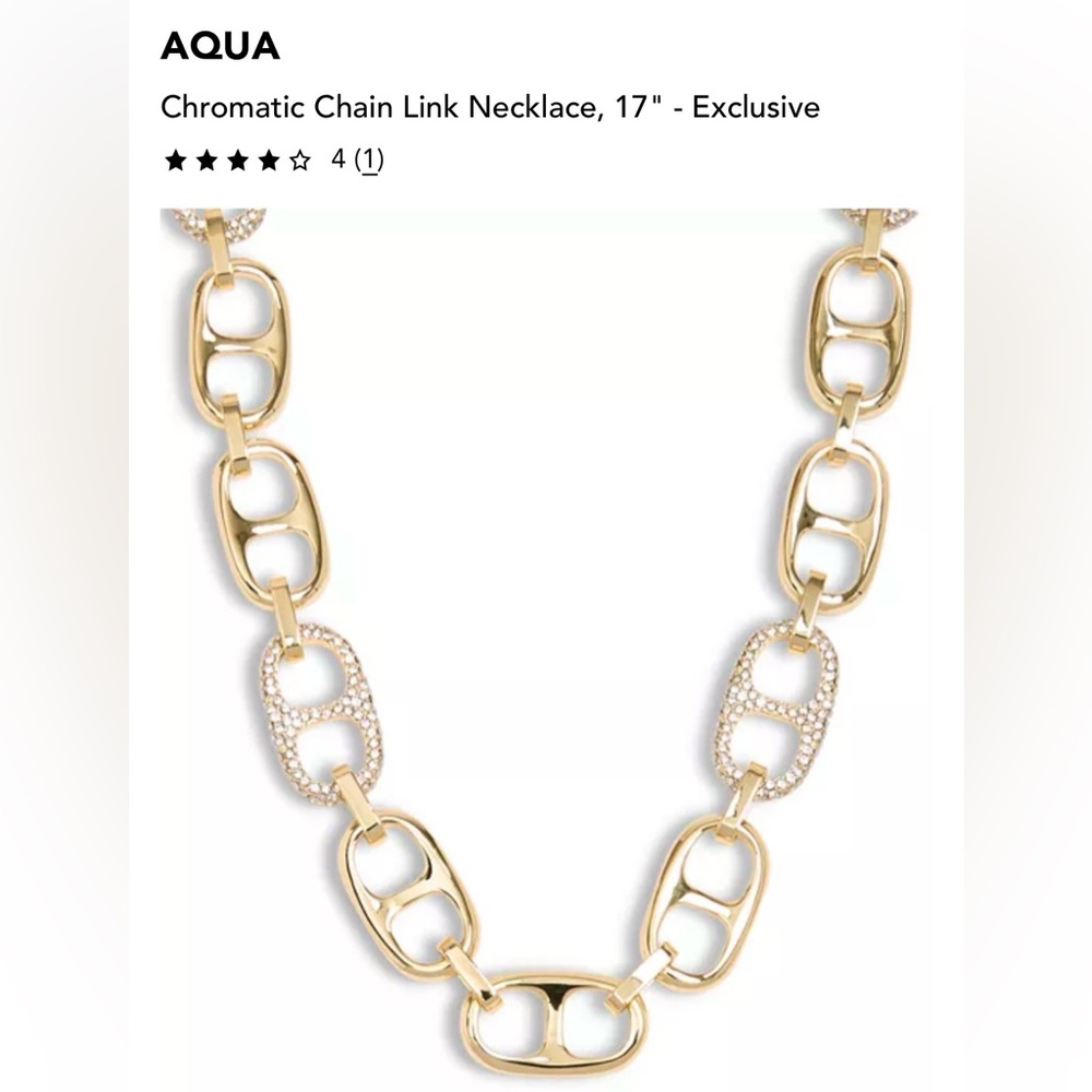 AQUA Chromatic Necklace and Earring Set - Picture 2 of 2